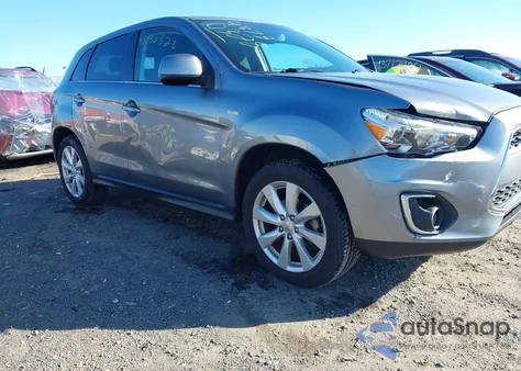 2014 Mitsubishi Outlander Sport Se из США, поврежденный, VIN 4A4AR4AU2EE019302